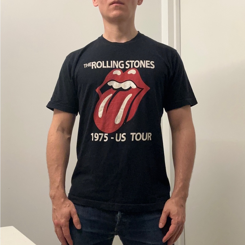 Rolling Stones Tongue T-Shirt | 1975 US Tour